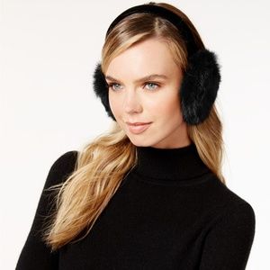 Surell Velvet Band Rabbit Fur Earmuffs